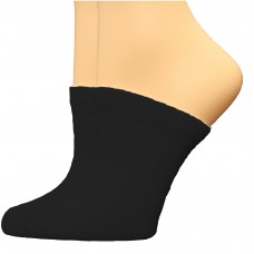 FootGalaxy Premium Clog Socks 2 Pair, Black