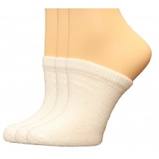 FootGalaxy Premium Clog Socks 3 Pair, White