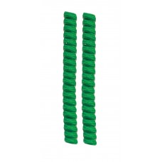 FootGalaxy Twister Curly Laces, Kelly Green