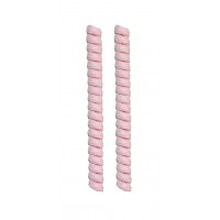 FootGalaxy Twister Curly Laces, Pink