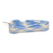 FootGalaxy High Quality Fat Laces For Boots And Shoes, Carblue-White-Argyle