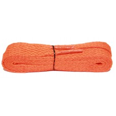 FootGalaxy High Quality Flat Laces For Boots And Shoes, Neon Orange