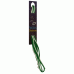 FootGalaxy Oval Laces For Boots And Shoes, Kelly Green and White Stripe