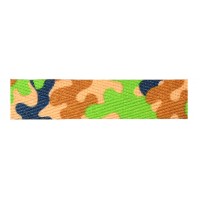 FootGalaxy Green Camouflage Printed Shoe Laces