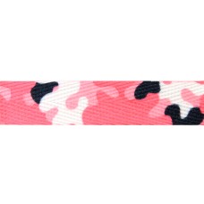 FootGalaxy Pink Camouflage Printed Shoe Laces