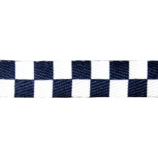 FootGalaxy Black and White Checkered Printed Shoe Laces
