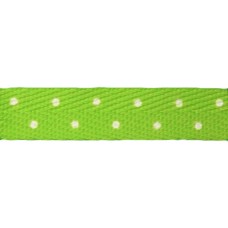 FootGalaxy Green with White Dot Printed Shoe Laces