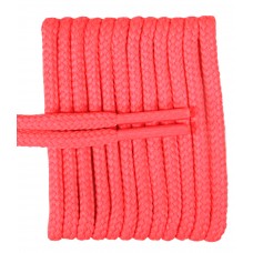 FootGalaxy High Quality Round Laces For Boots And Shoes, Neon Pink