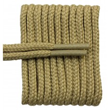 FootGalaxy High Quality Round Laces For Boots And Shoes, Tan
