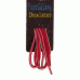 FootGalaxy Oval Laces For Boots And Shoes, Red with White Pipe
