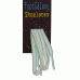 FootGalaxy Oval Laces For Boots And Shoes, White with Carolina Blue Pipe