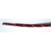 FootGalaxy High Quality Round Laces For Boots And Shoes, Red With White Chip